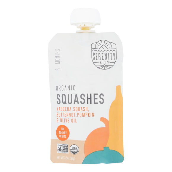 Serenity Kids Llc - Pouch Squashes - Case Of 6 - 3.5 Oz - Vita-Shoppe.com