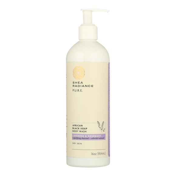 Shea Radiance - Body Wash Lvndr Rosmry - 1 Each - 16 Oz - Vita-Shoppe.com