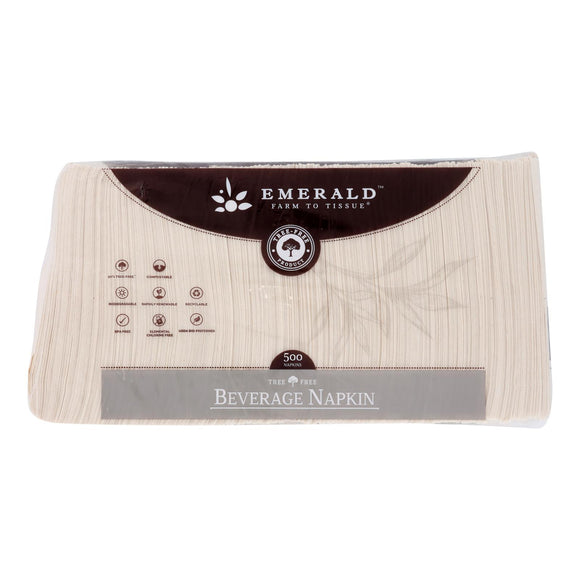 Emerald Brand - Napkins Cocktail 500 Ct - Cs Of 8-500 Ct - Vita-Shoppe.com
