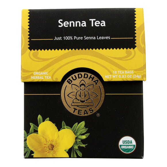 Buddha Teas - Organic Tea - Senna - Case Of 6 - 18 Count - Vita-Shoppe.com