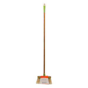 Full Circle Home - Clean Sweep Wood Broom - Green - 1 Count - Vita-Shoppe.com