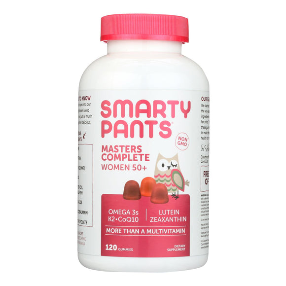 Smartypants Masters Complete Women 50+ Blueberry Orange Crème Strawberry Banana Gummies  - 1 Each - 120 Ct - Vita-Shoppe.com