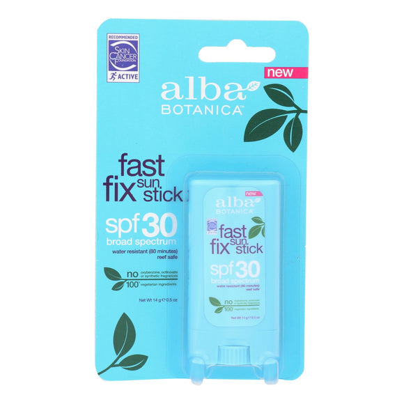 Alba Botanica - Sunscreen - Spf 30 Broad Spectrum - Case Of 1 - .5 Oz. - Vita-Shoppe.com