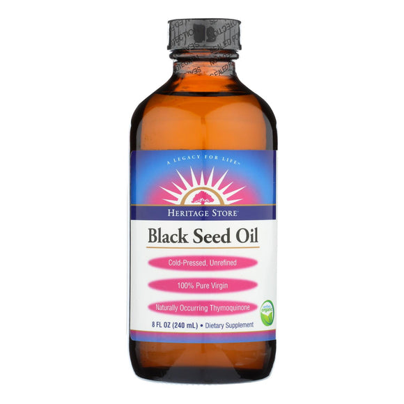 Heritage Store - Oil Black Seed - 1 Each - 8 Fz - Vita-Shoppe.com