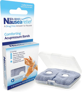 Sea-Band Anti-Nausea Acupressure Wristband for Motion or Morning Sickness, Adult, 1 Pair - Vita-Shoppe.com