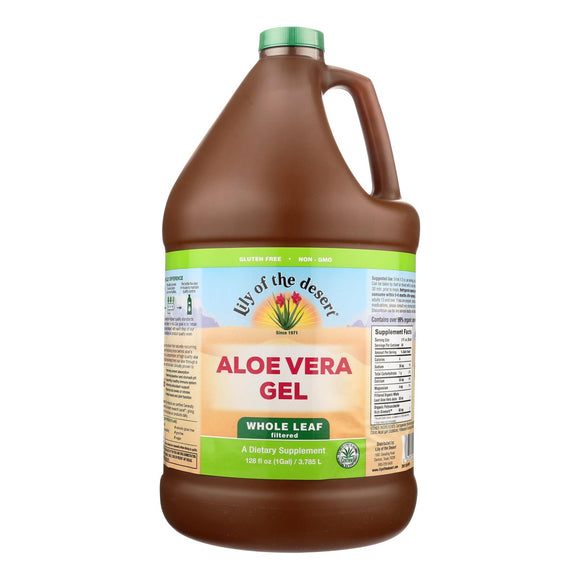 Lily Of The Desert - Aloe Vera Gel - Whole Leaf - 1 Gal - Vita-Shoppe.com