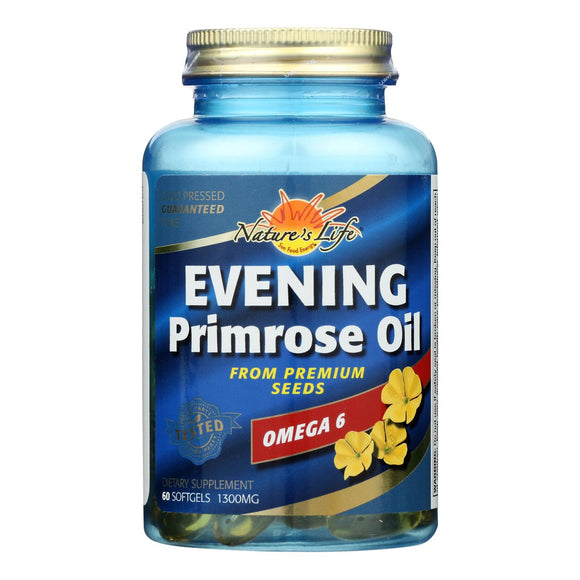 Nature's Life - Epo Omega 6 1300mg - 1 Each -60 Sgel - Vita-Shoppe.com