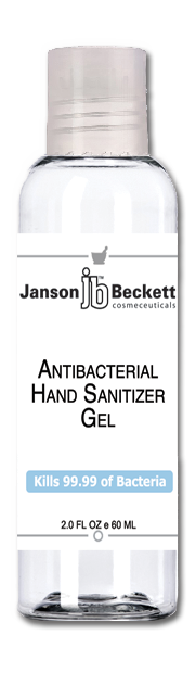 Janson Beckett Antibacterial Hand Sanitizer Gel, 2 OZ 60 ML - Vita-Shoppe.com