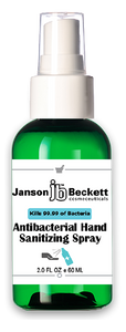 Janson Beckett Disinfecting Hand Sanitizing Spray, 2 OZ 60 ML - Vita-Shoppe.com