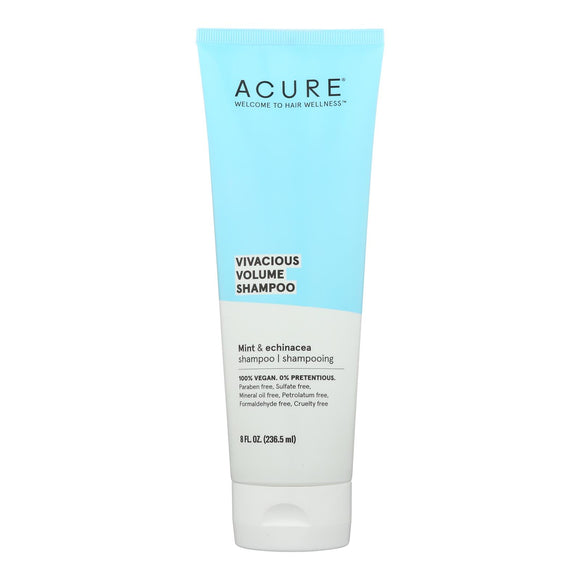 Acure - Shampoo Pprmnt Volume - 1 Each-8 Fz - Vita-Shoppe.com