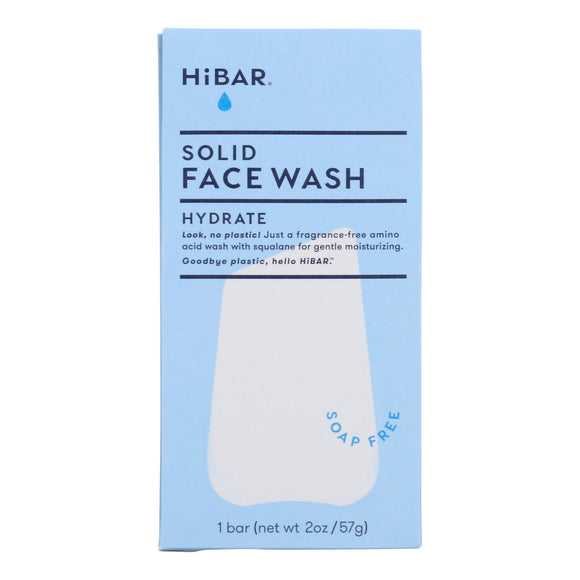 Hibar Inc - Face Wash Hydrate Solid - 1 Each-2 Oz - Vita-Shoppe.com