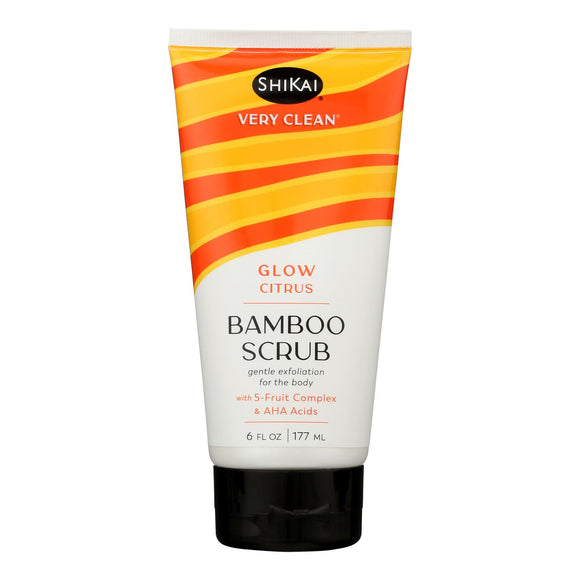 Shikai Products - Bmboo Scrub Glow Citrus - 1 Each-6 Fz - Vita-Shoppe.com