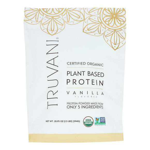 Truvani - Protein Powder Vanilla - 1 Each-20.95 Oz - Vita-Shoppe.com