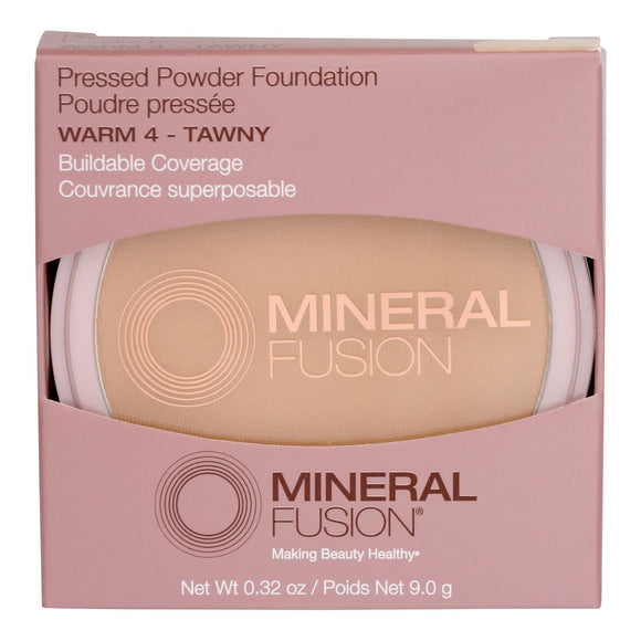 Mineral Fusion - Mkup Pressed Powder Warm 4 - 1 Each-.32 Oz - Vita-Shoppe.com