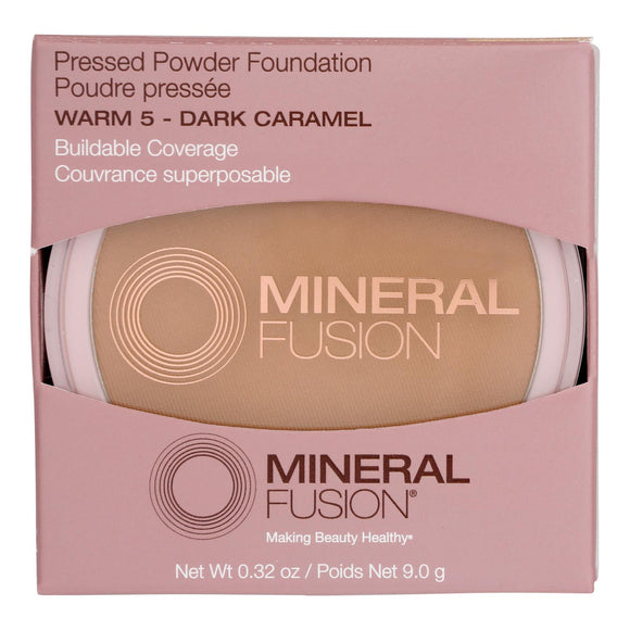 Mineral Fusion - Mkup Pressed Base Warm 5 - 1 Each-.32 Oz - Vita-Shoppe.com