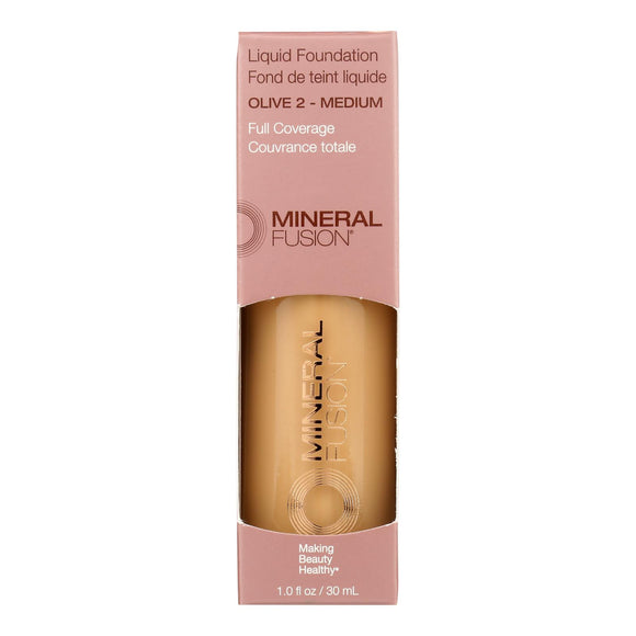 Mineral Fusion - Mkup Liquid Foundtn Olive 2 - 1 Each-1 Fz - Vita-Shoppe.com