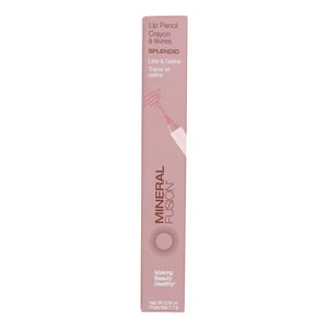 Mineral Fusion - Mkup Lip Pencil Splendid - 1 Each-.04 Oz - Vita-Shoppe.com