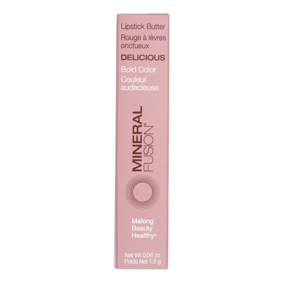 Mineral Fusion - Mkup Lipstick Butter Delicious - 1 Each-.06 Oz - Vita-Shoppe.com