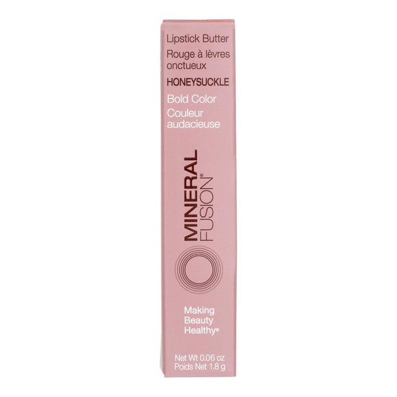 Mineral Fusion - Mkup Lipstick Butter Hnysuckle - 1 Each-.06 Oz - Vita-Shoppe.com