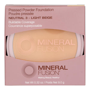 Mineral Fusion - Mkup Pressed Base Ntrl 3 - 1 Each-.32 Oz - Vita-Shoppe.com