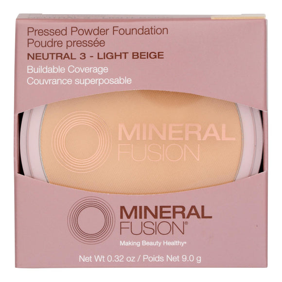 Mineral Fusion - Mkup Pressed Base Ntrl 3 - 1 Each-.32 Oz - Vita-Shoppe.com