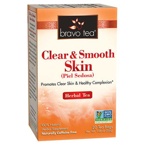 Bravo Teas And Herbs - Tea - Clear And Smooth Skin - 20 Bag - Vita-Shoppe.com
