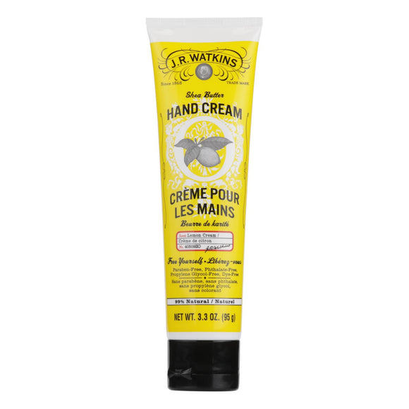 J.r. Watkins - Hand Cream - Lemon - Case Of 3-3.3 Fz - Vita-Shoppe.com