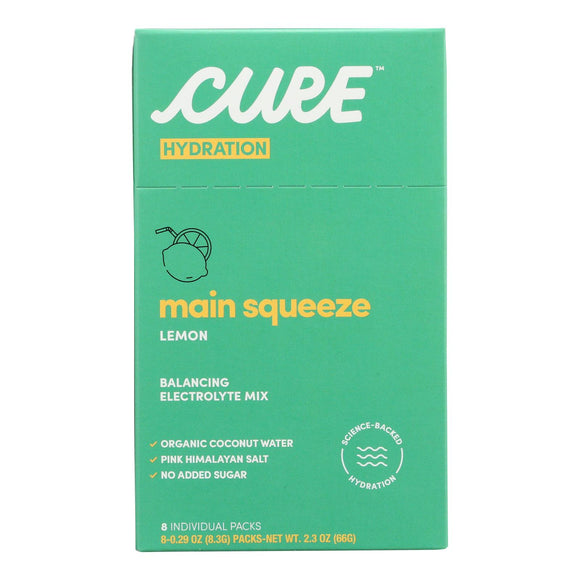Cure Hydration - Hydrating Drink Mix Lemonade - 1 Each-8/0.26 Ounces - Vita-Shoppe.com