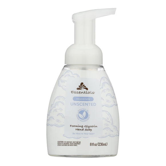 Essentials - Hand Soap Foam Gentle Unscented - 1 Each-8 Fluid Ounces - Vita-Shoppe.com