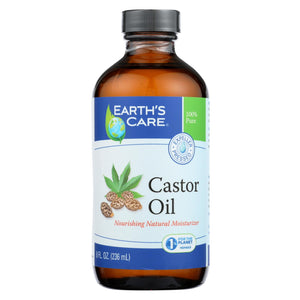 Earth's Care - Castor Oil - 1 Each - 8 Oz - Vita-Shoppe.com