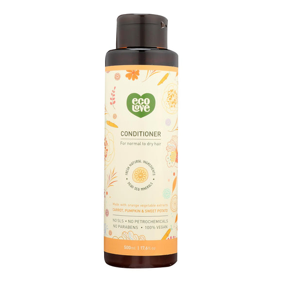 Ecolove - Conditioner Orange Veg Nrml&dry - 1 Each - 17.6 Fz - Vita-Shoppe.com