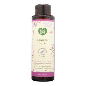 Ecolove - Shower Gel Purple Fruit - 1 Each - 17.6 Fz - Vita-Shoppe.com