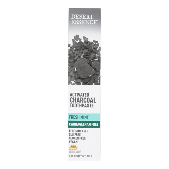 Desert Essence - Tthpst Actvtd Chrcoal Cf - 6.25 Oz - Vita-Shoppe.com