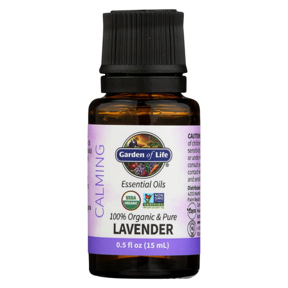 Garden Of Life - Essential Oil Lavender - .5 Fz - Vita-Shoppe.com