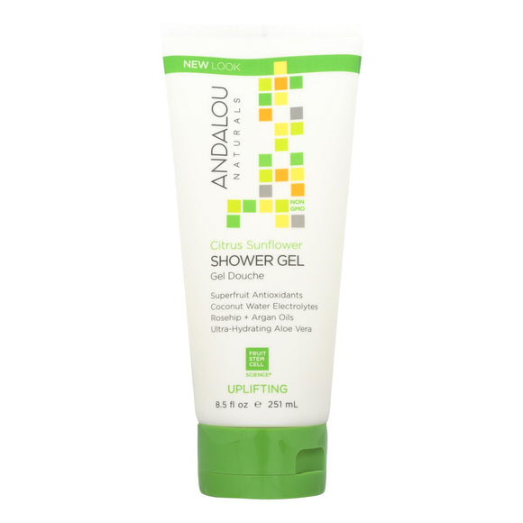 Andalou Naturals - Shower Gel Citrus Snflwer - 8.5 Fz - Vita-Shoppe.com