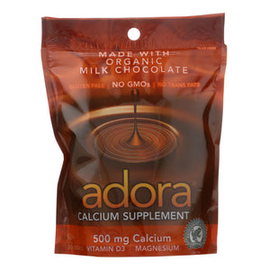 Adora - Chocolate Disk Mlkchc Calc - 1 Each-30 Ct - Vita-Shoppe.com