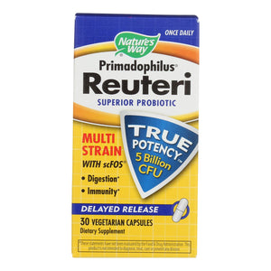 Nature's Way Dietary Supplement Primadophilus Reuteri Capsules  - 1 Each - 30 Vcap - Vita-Shoppe.com