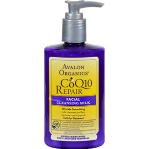 Avalon Organics Coq10 Facial Cleansing Milk - 8.5 Fl Oz - Vita-Shoppe.com