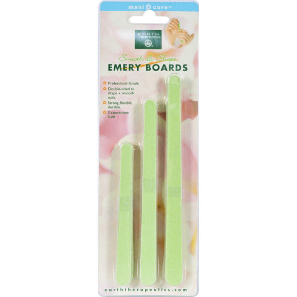 Earth Therapeutics Smooth And Shape Emery Boards - 15 Files - Vita-Shoppe.com