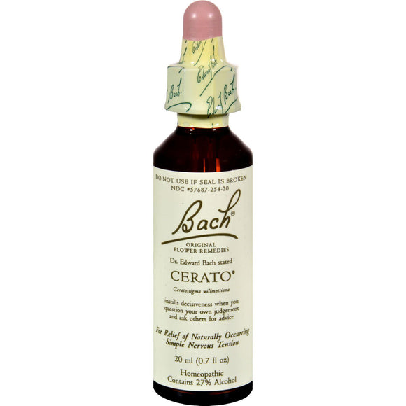 Bach Flower Remedies Essence Cerato - 0.7 Fl Oz - Vita-Shoppe.com