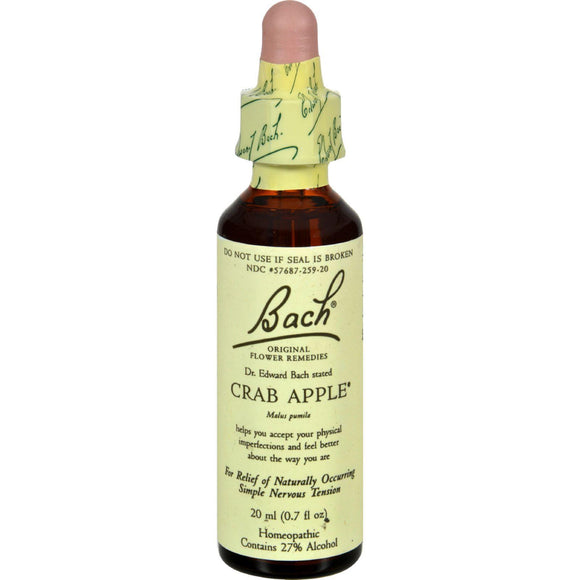 Bach Flower Remedies Essence Crab Apple - 0.7 Fl Oz - Vita-Shoppe.com
