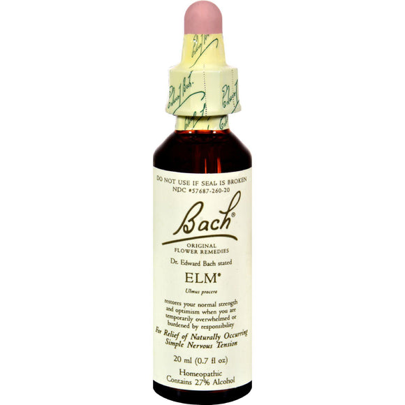 Bach Flower Remedies Essence Elm - 0.7 Fl Oz - Vita-Shoppe.com