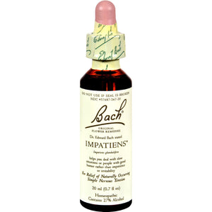 Bach Flower Remedies Essence Impatiens - 0.7 Fl Oz - Vita-Shoppe.com