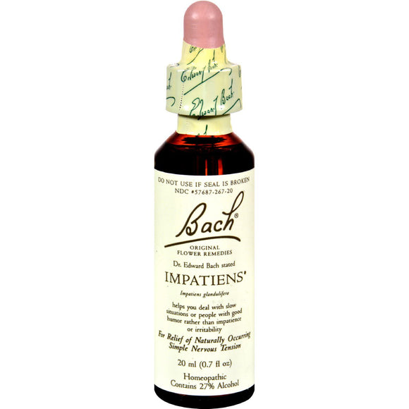 Bach Flower Remedies Essence Impatiens - 0.7 Fl Oz - Vita-Shoppe.com