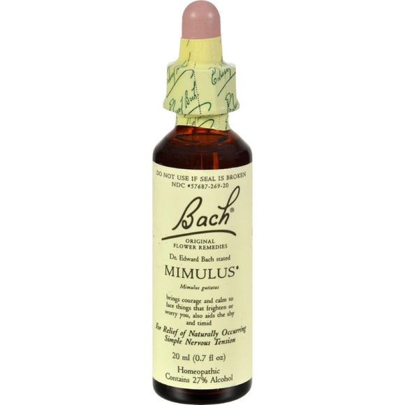 Bach Flower Remedies Essence Mimulus - 0.7 Fl Oz - Vita-Shoppe.com