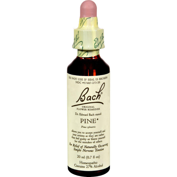 Bach Flower Remedies Essence Pine - 0.7 Fl Oz - Vita-Shoppe.com