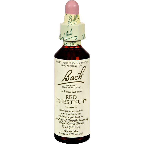 Bach Flower Remedies Essence Red Chestnut - 0.7 Fl Oz - Vita-Shoppe.com