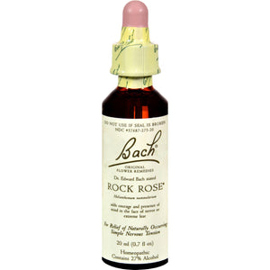 Bach Flower Remedies Essence Rock Rose - 0.7 Fl Oz - Vita-Shoppe.com