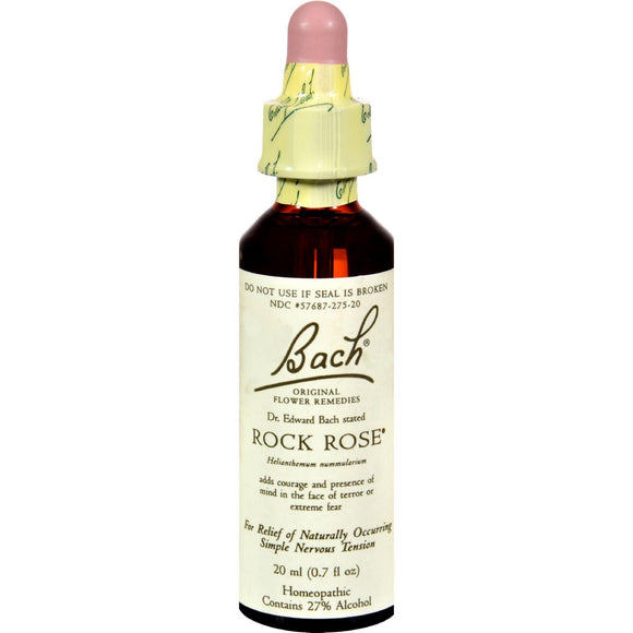 Bach Flower Remedies Essence Rock Rose - 0.7 Fl Oz - Vita-Shoppe.com