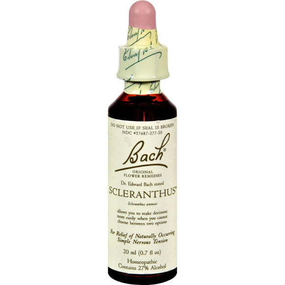 Bach Flower Remedies Essence Scleranthus - 0.7 Fl Oz - Vita-Shoppe.com